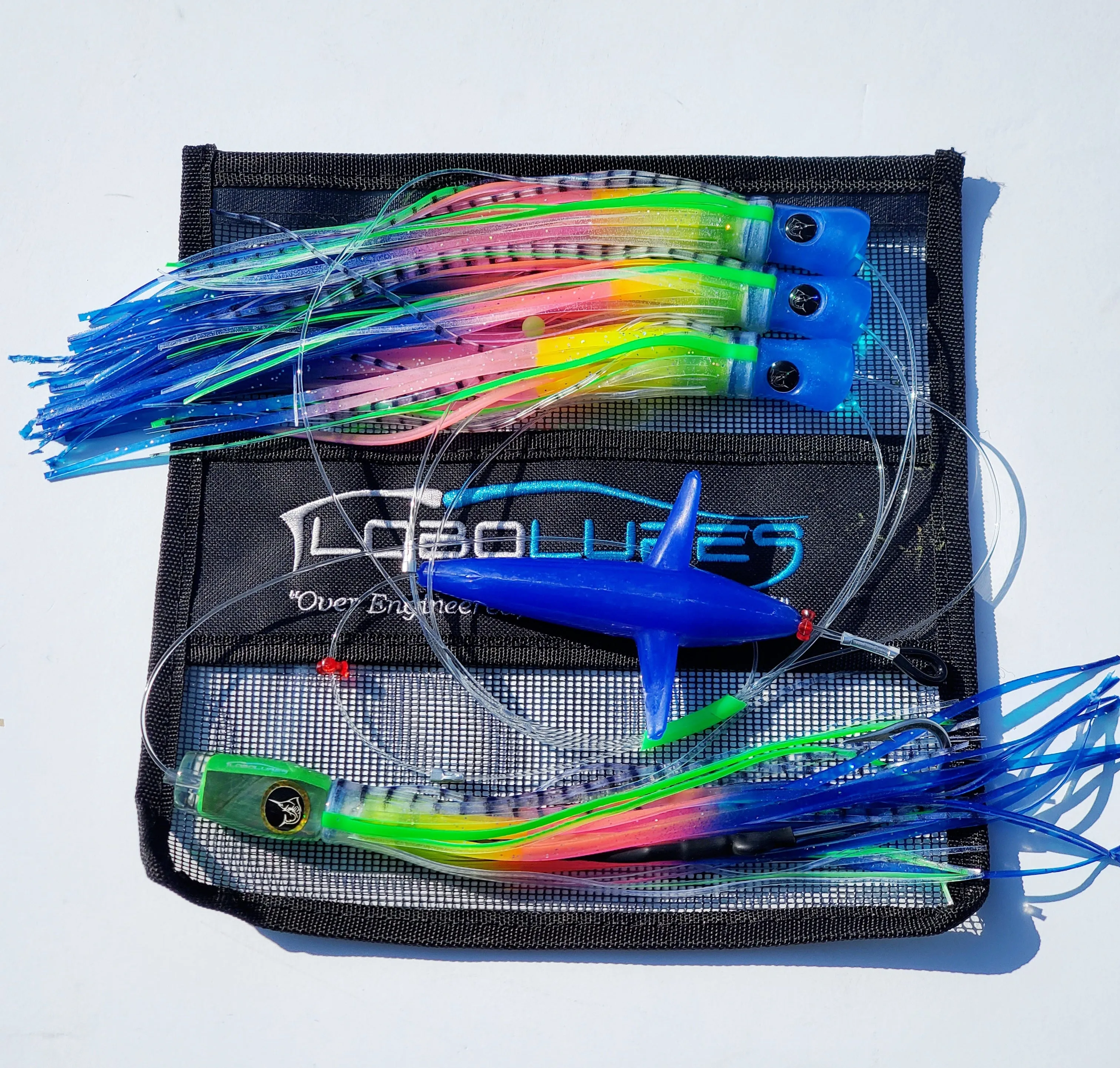 Lobo Lures #224 Maverick Tropic UV Rainbow Big Game Fishing Daisy Chain