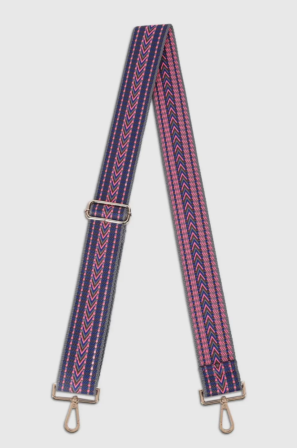 Louenhide Eddie Guitar Strap in Lipstick Pink