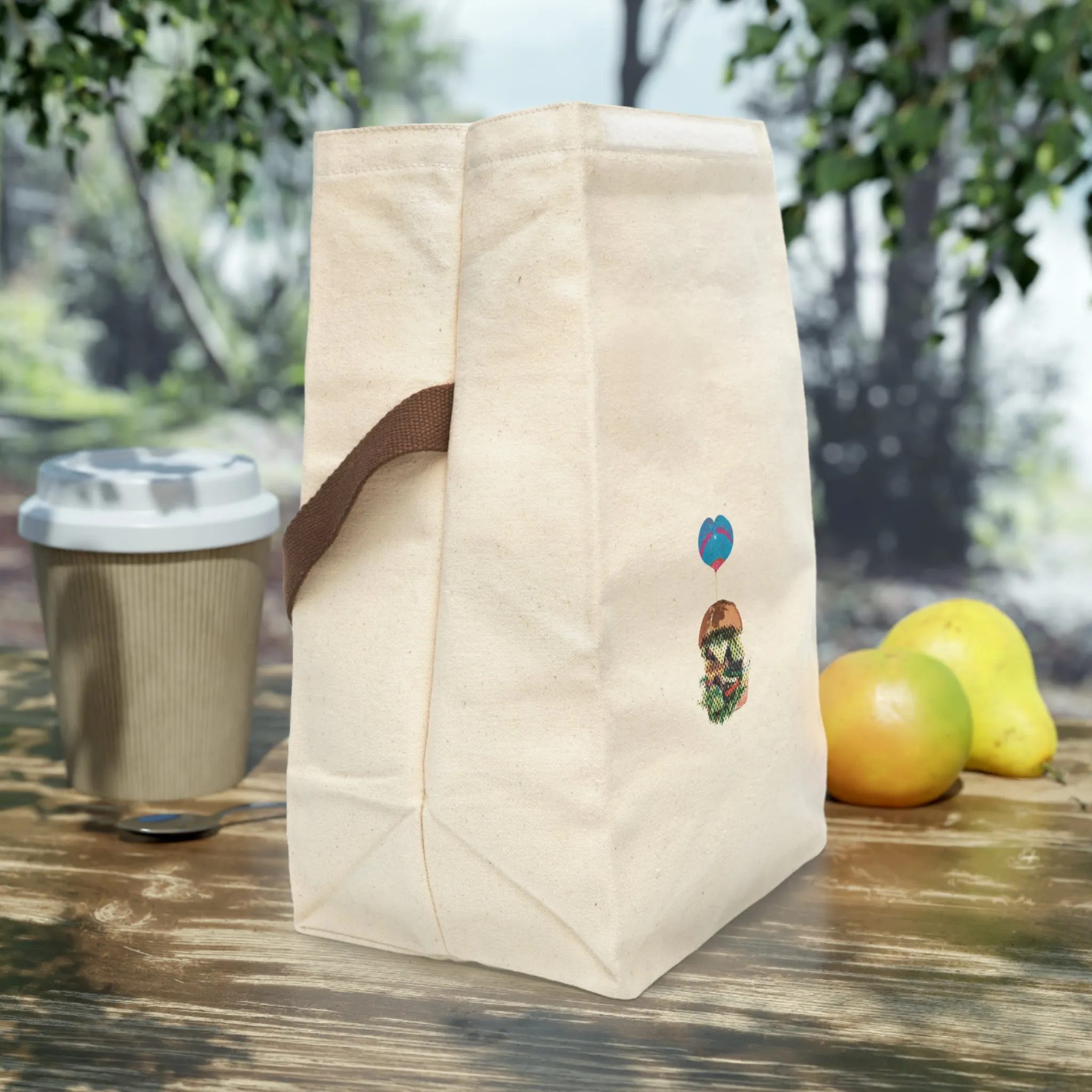 Love BG  Canvas Lunch Bag With Strap