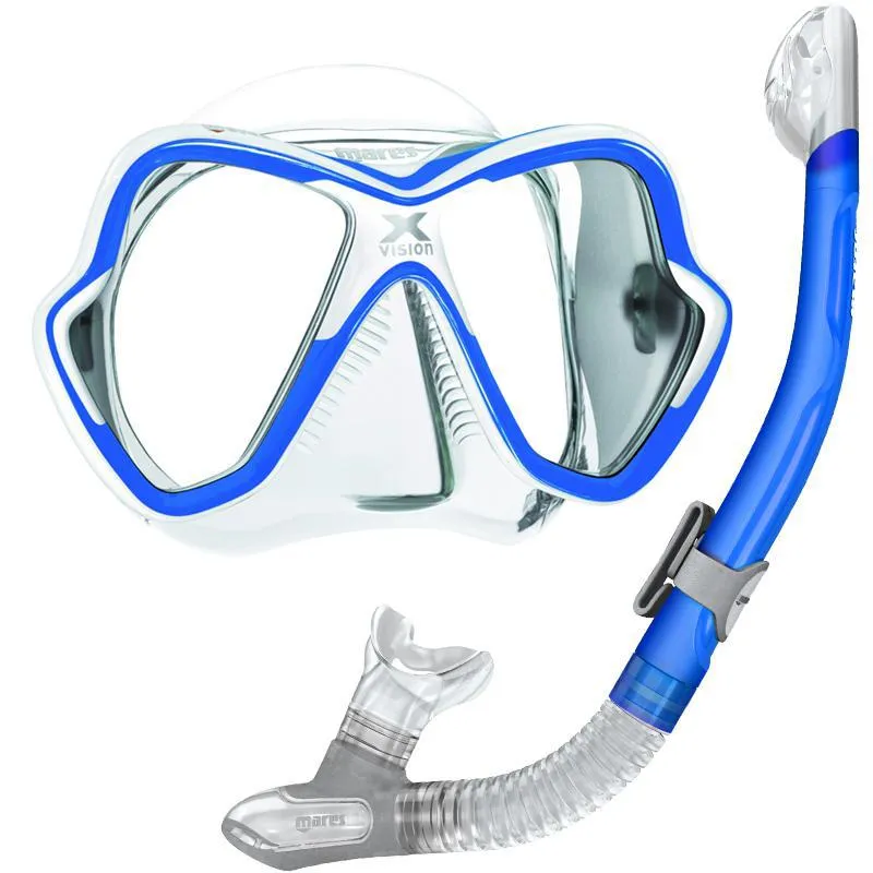 Mares X Vision Mask & Ergo Dry Snorkel Set