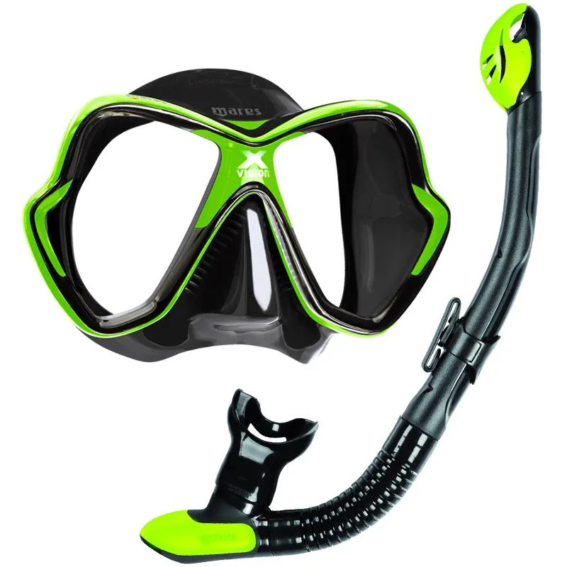 Mares X Vision Mask & Ergo Dry Snorkel Set