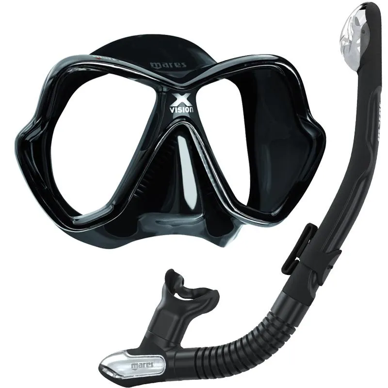 Mares X Vision Mask & Ergo Dry Snorkel Set