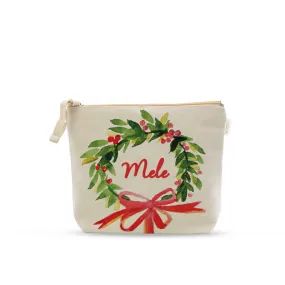 Mele Wreath Cosmetic Bag, Small