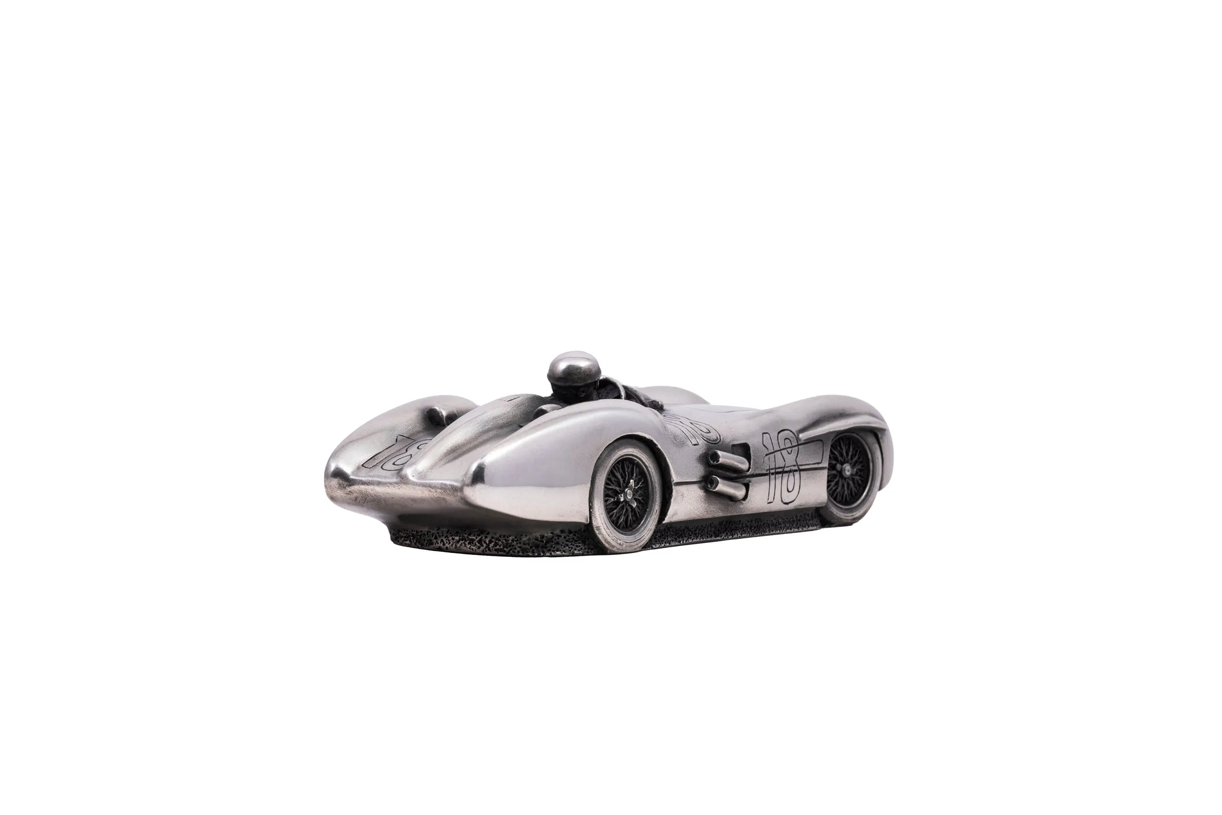 Mercedes Benz 300SLR Pewter Sculpture