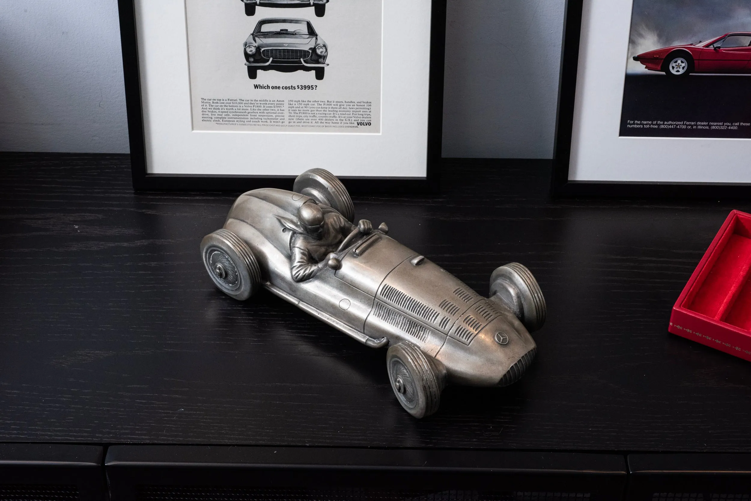 Mercedes Benz W 125 Pewter Sculpture