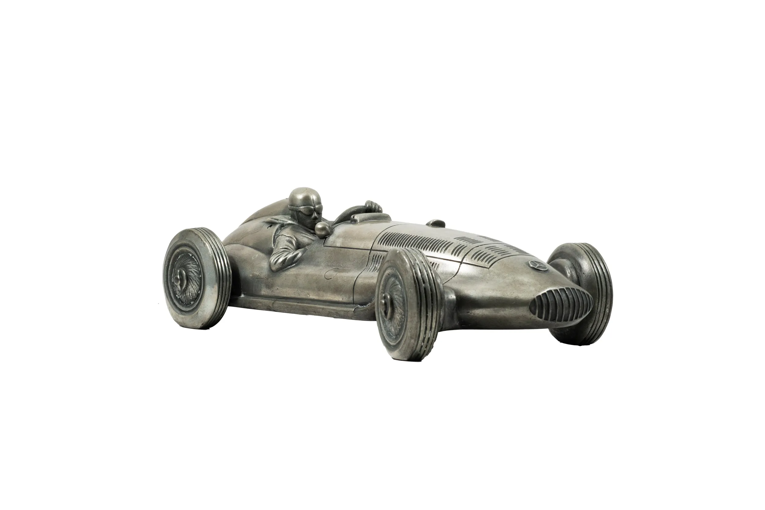 Mercedes Benz W 125 Pewter Sculpture