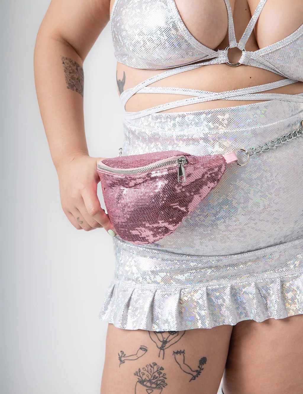 MERMAID MAGIC SEQUIN BUMBAG - PINK