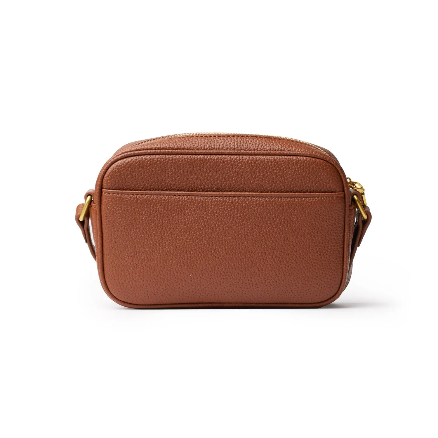 MINI PEBBLE CAMERA BAG - BROWN