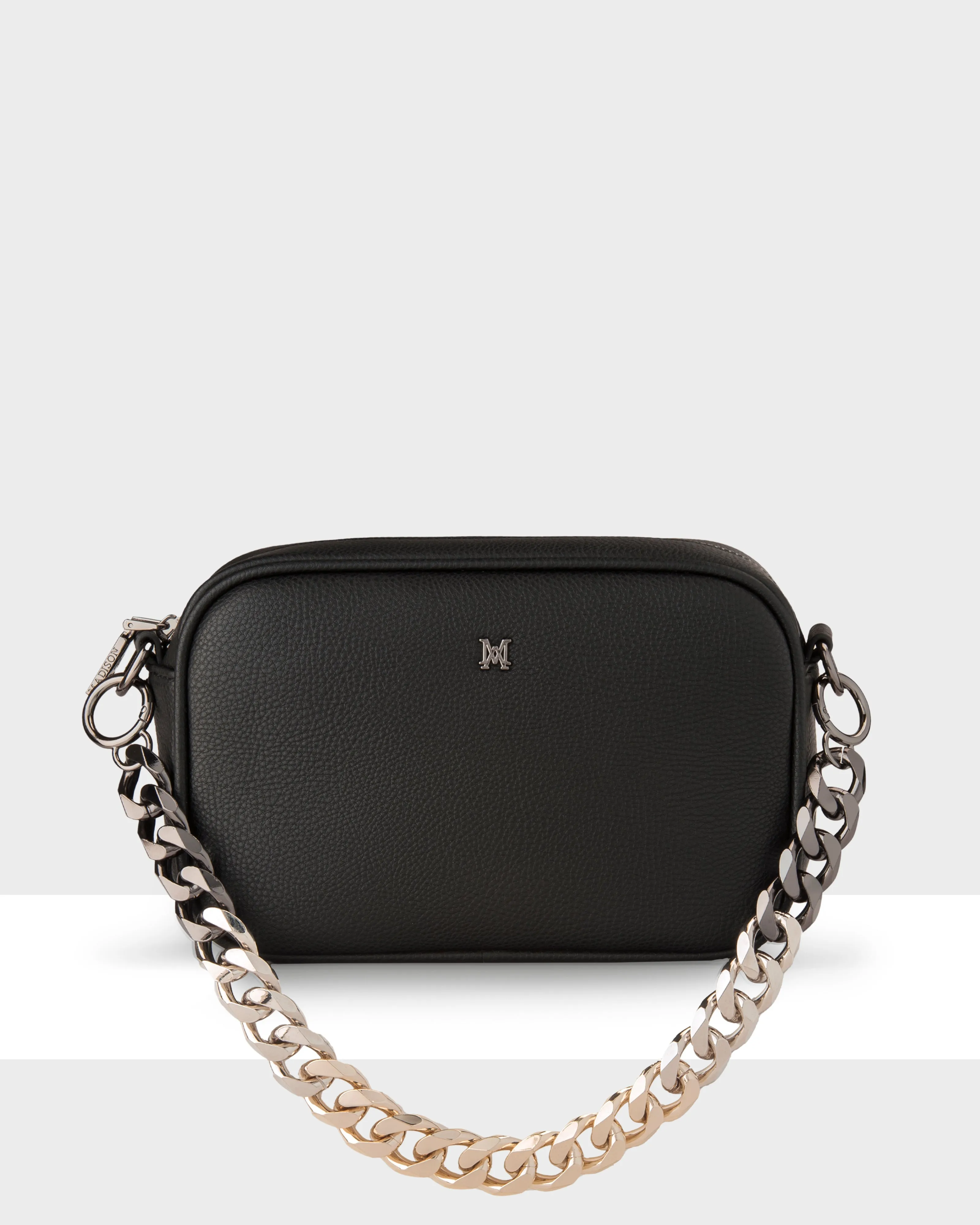 Monica Camera Crossbody Bag   Chunky Chain Strap