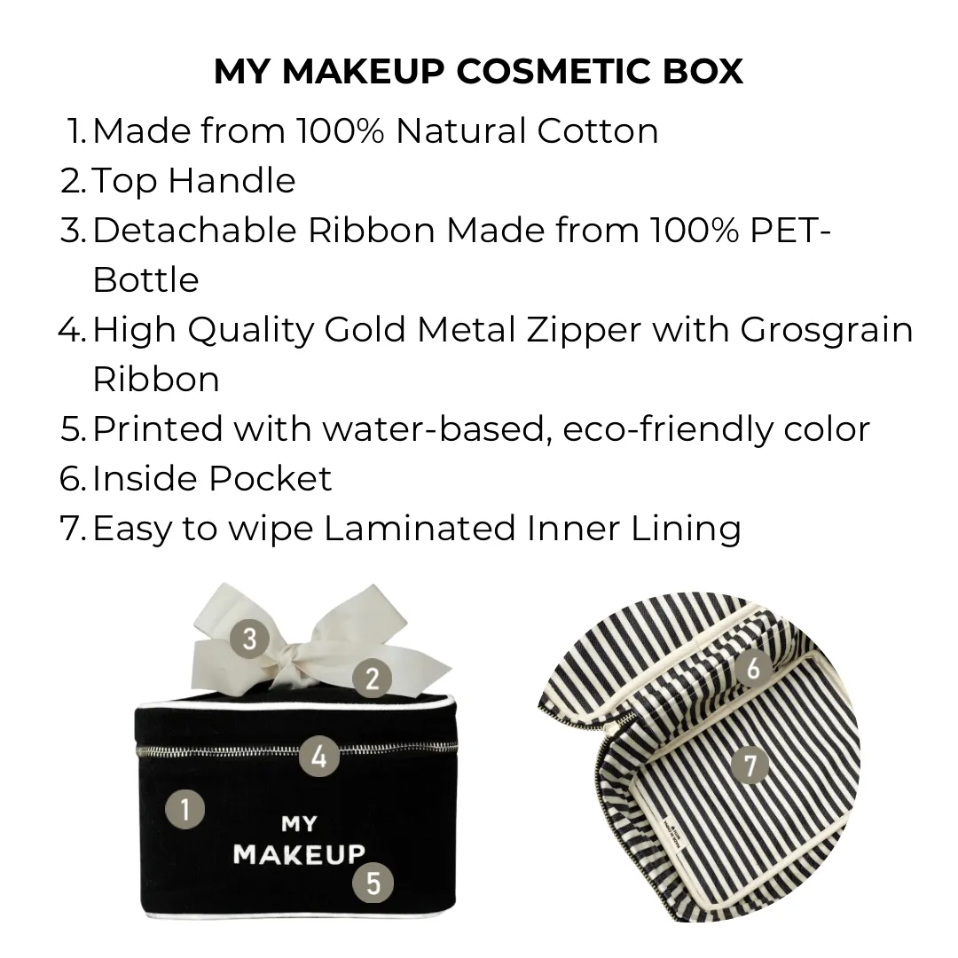 My Makeup Cosmetic Box, Black