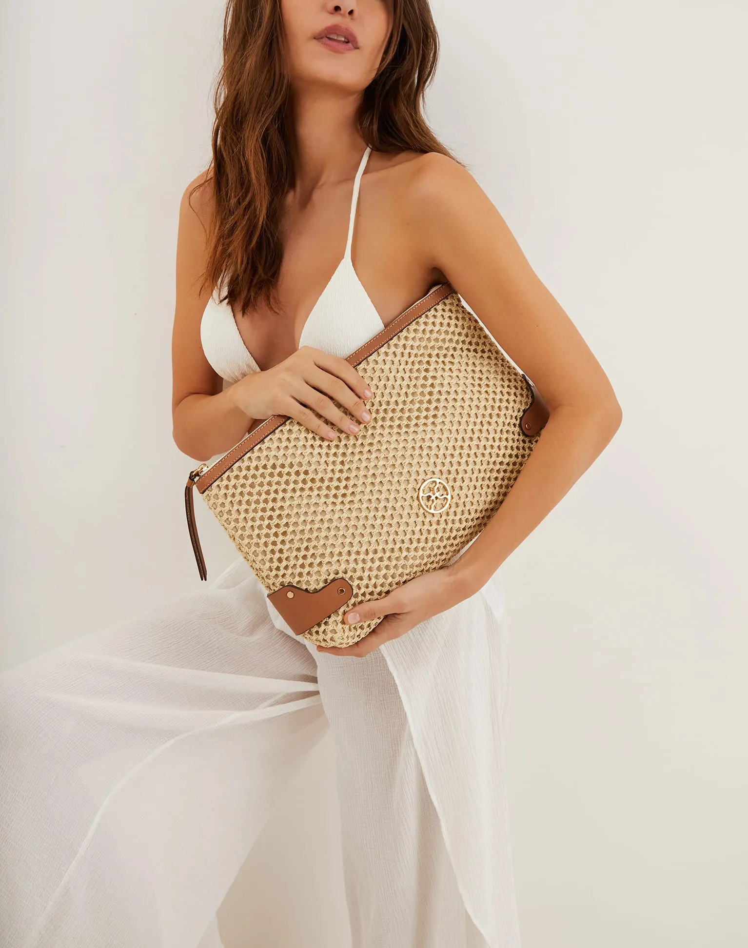 Natasha Necessaire Clutch - Off White