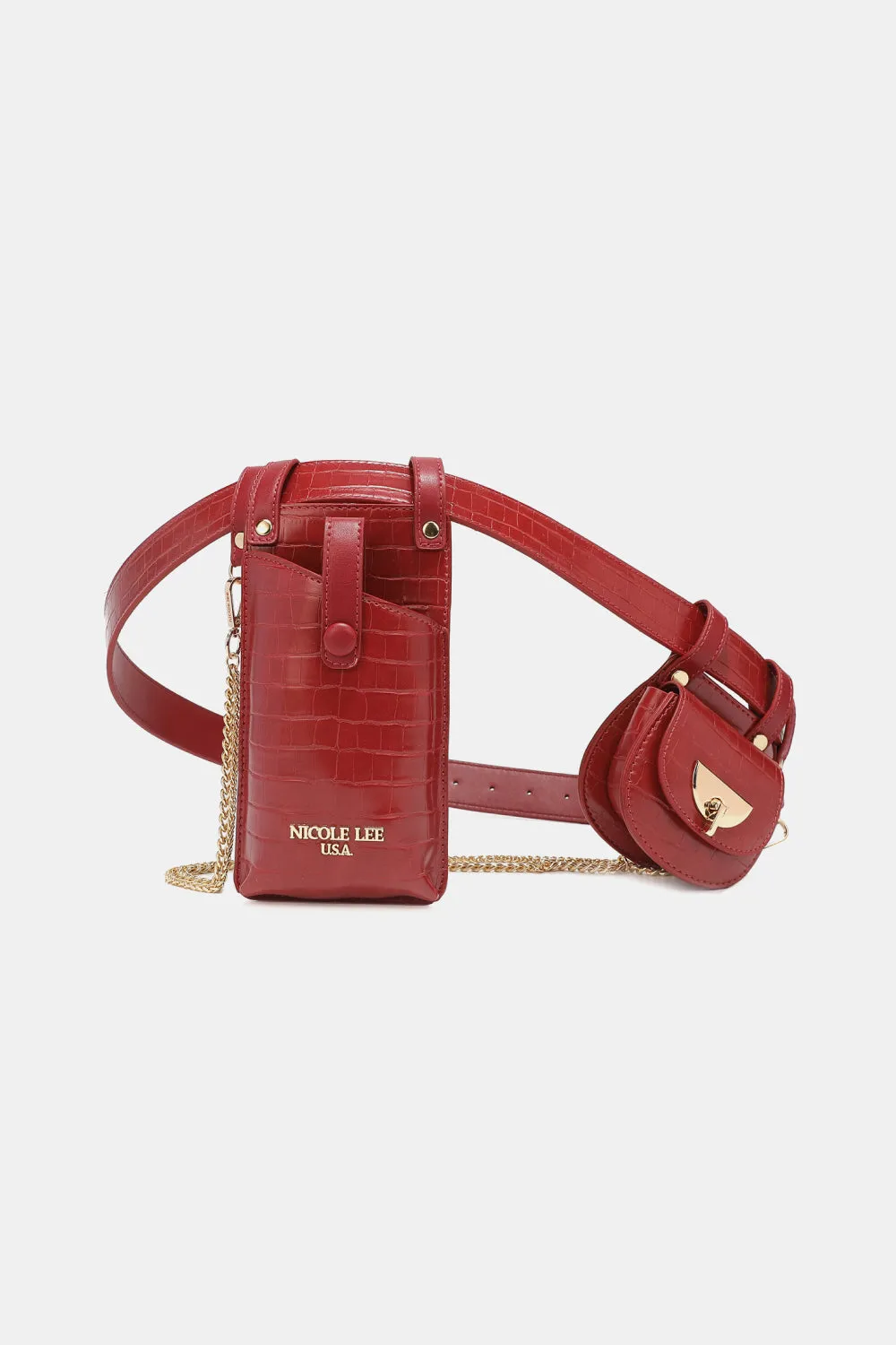 Nicole Lee USA Aurelia Belt Bag with Chain