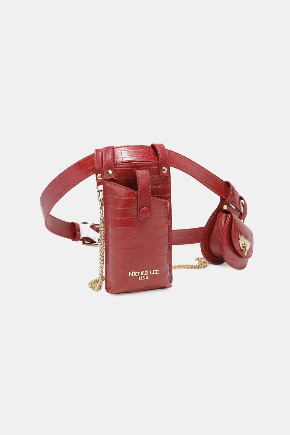 Nicole Lee USA Aurelia Belt Bag with Chain