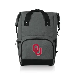 Oklahoma Sooners - On The Go Roll-Top Backpack Cooler