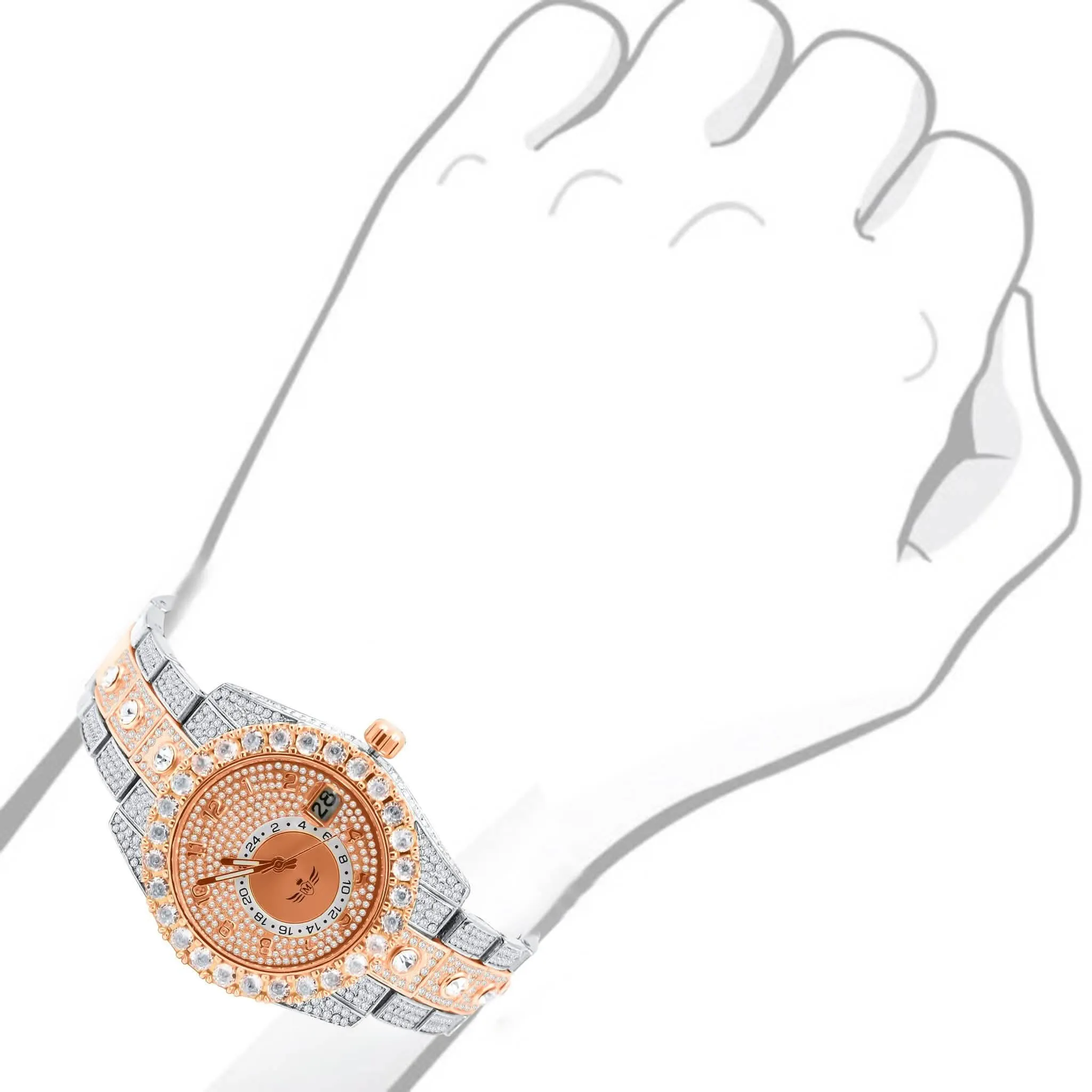 Opulent Bling Hip Hop Watch I 5630018