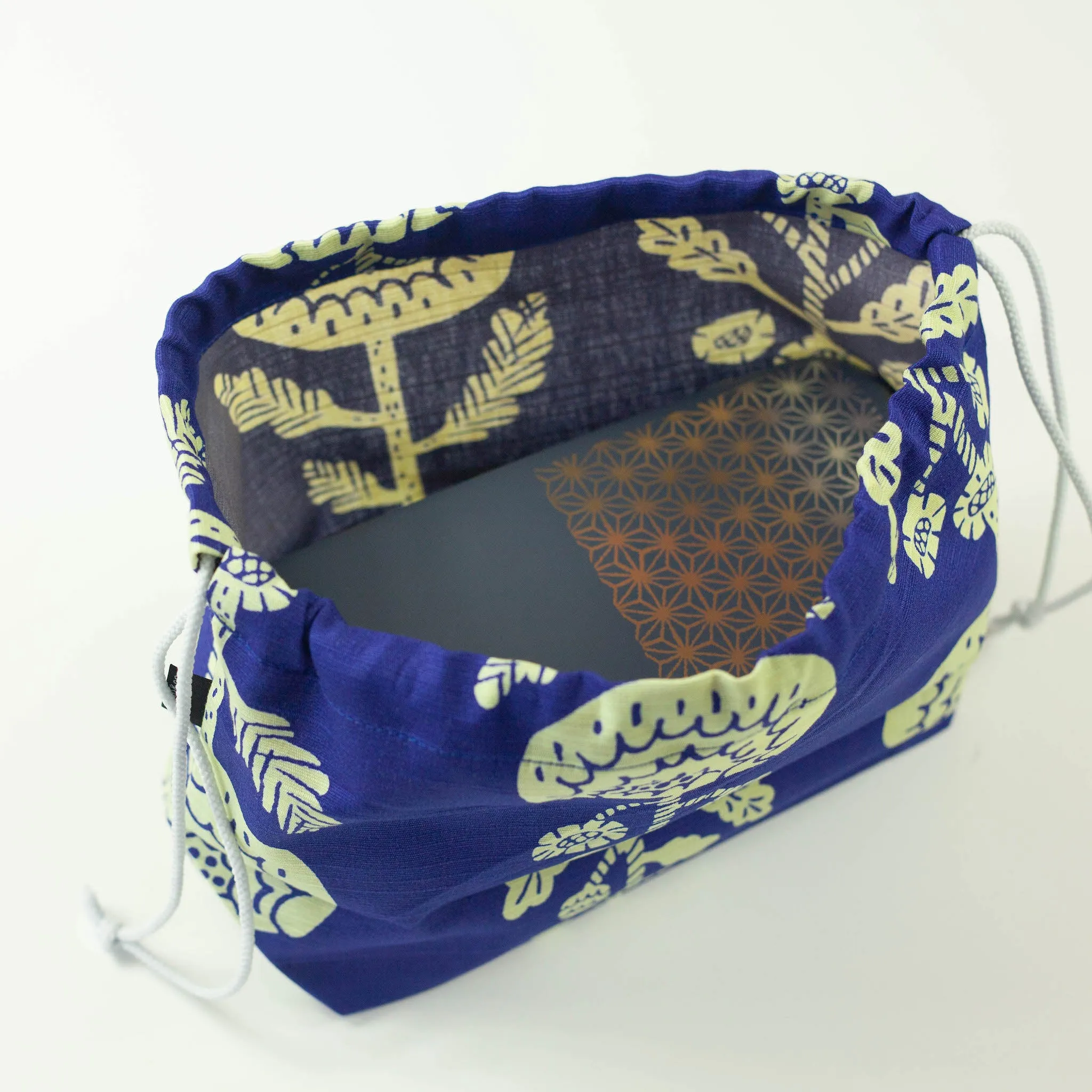 Original Furoshiki Large Bag | Chrysanthemum Blue