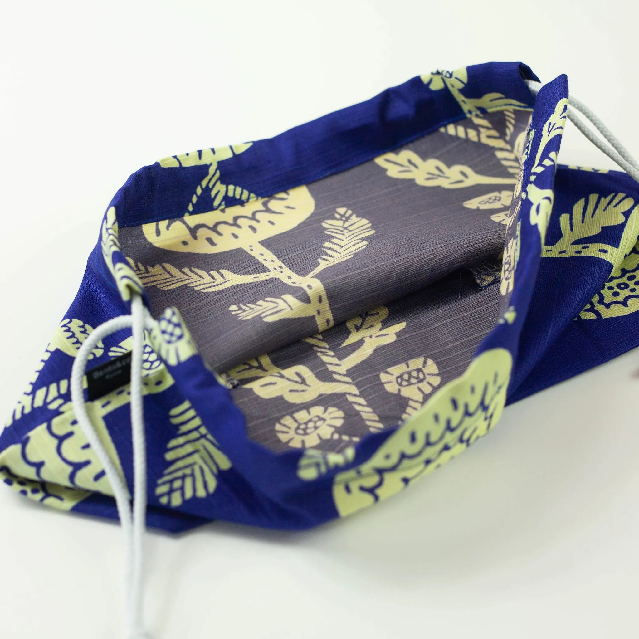 Original Furoshiki Large Bag | Chrysanthemum Blue