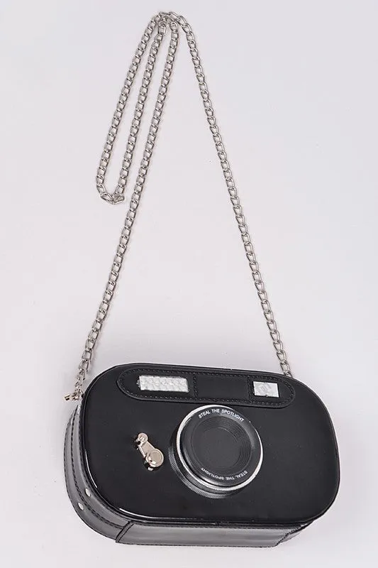 Oval Iconic Camera Swing Clutch Bag *Online Only*