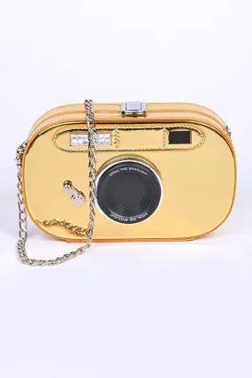 Oval Iconic Camera Swing Clutch Bag *Online Only*