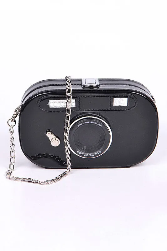 Oval Iconic Camera Swing Clutch Bag *Online Only*