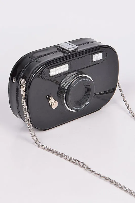 Oval Iconic Camera Swing Clutch Bag *Online Only*