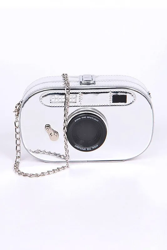 Oval Iconic Camera Swing Clutch Bag *Online Only*