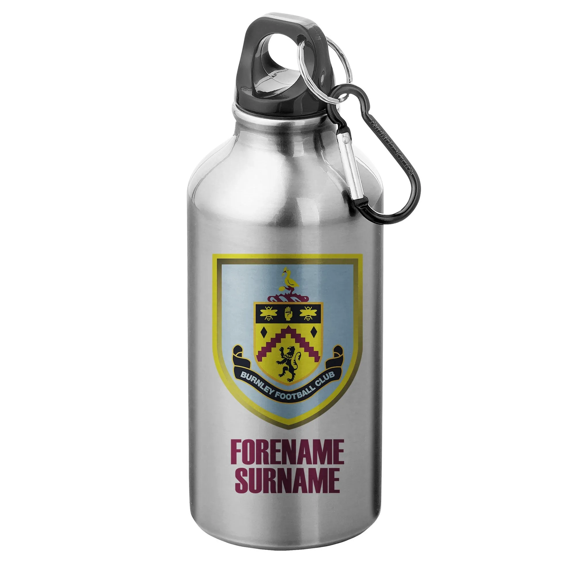 Personalised Burnley FC Crest Water Bottle