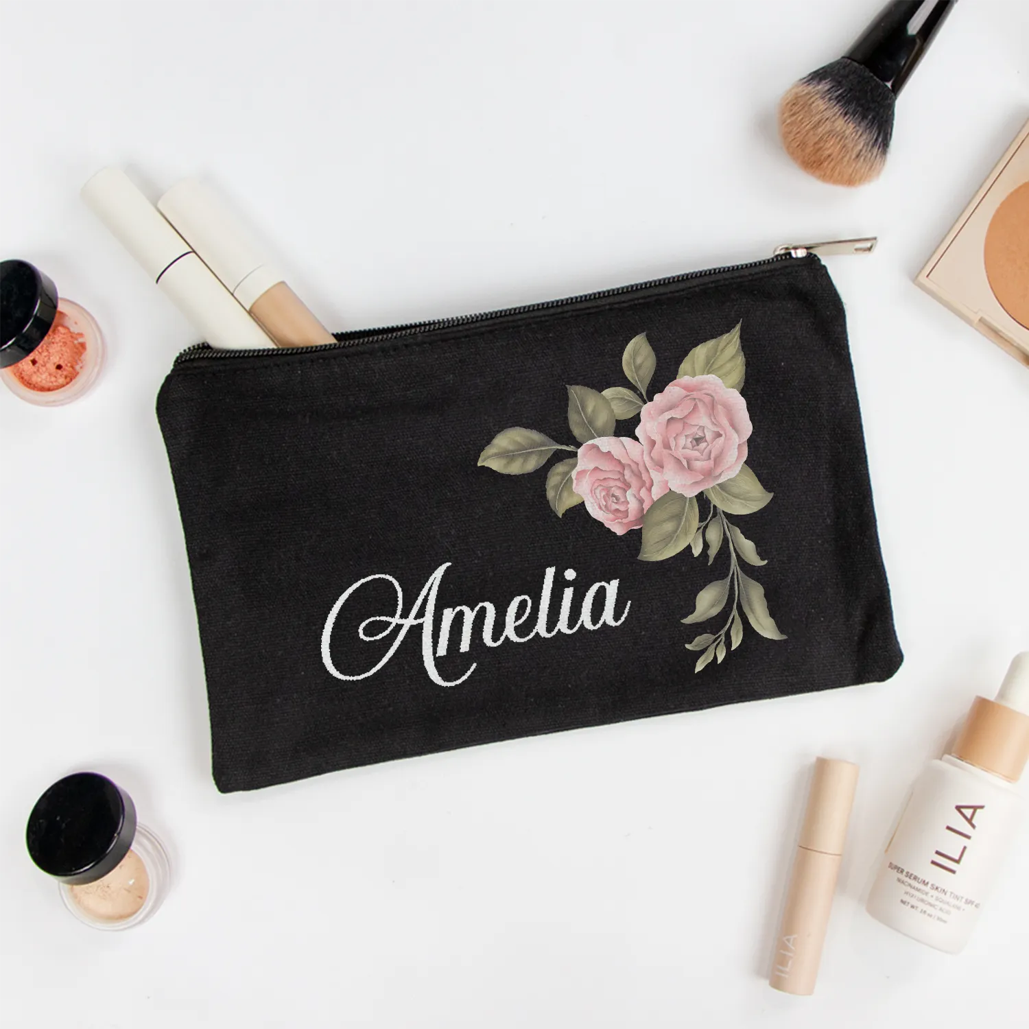 Personalized Bridesmaid Makeup Bag