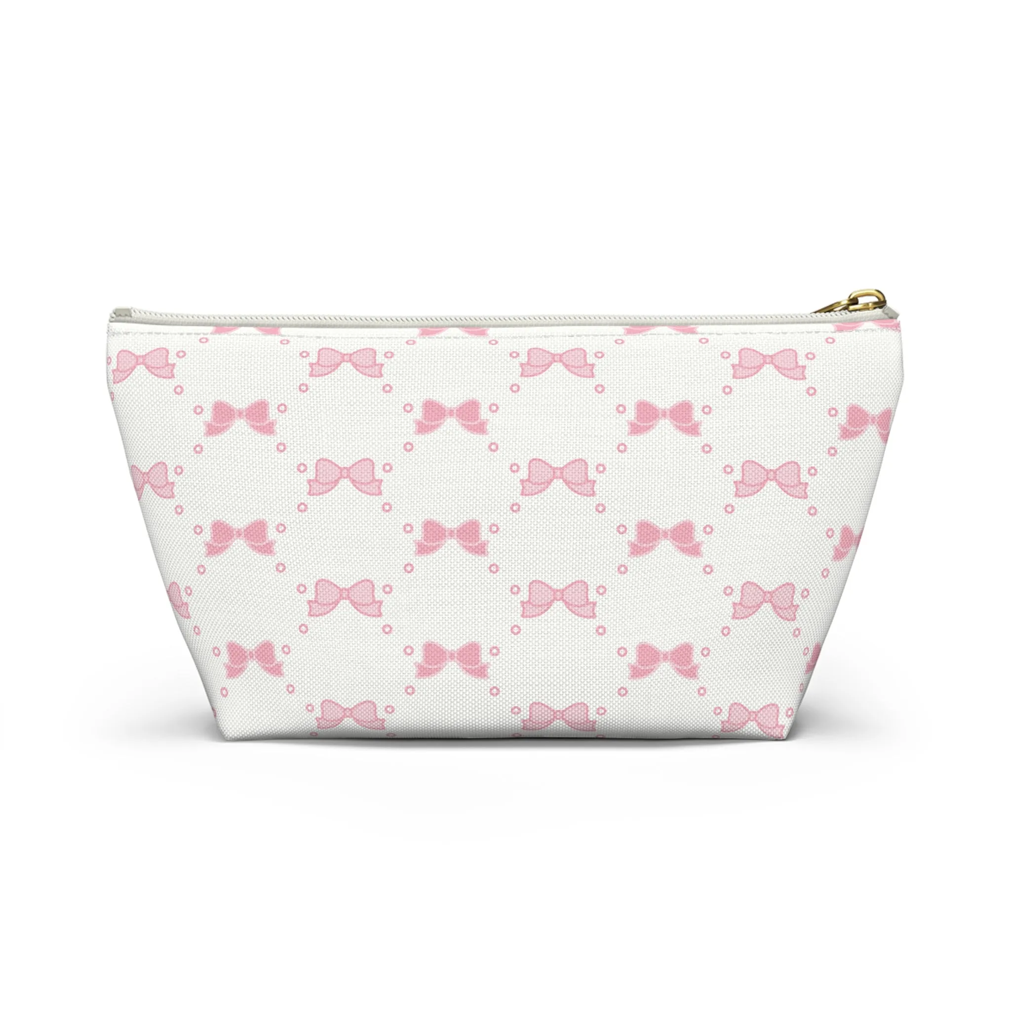 Pink Bow Makeup Bag - Graduation Gift, Bed Party Gift, Acceptance Gift, College Gift, Bow Aesthetic, Pink Bow, Coquette Aesthetic, Coquette