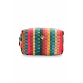 Pip Studio Velvet Jacquard Stripe Small Square Cosmetic Bag