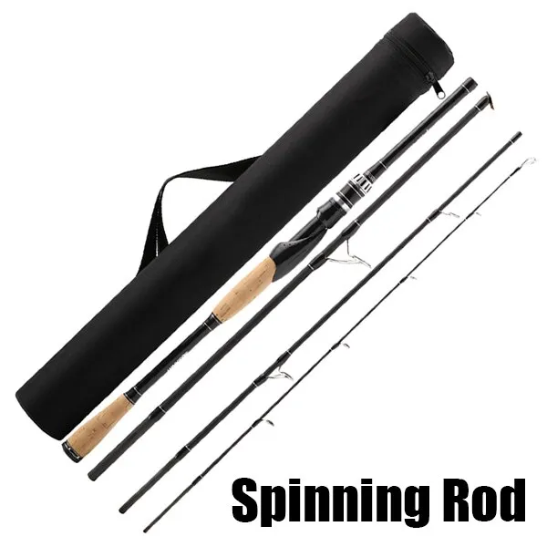 Power Carbon Fiber Spinning/Casting Travel Rod