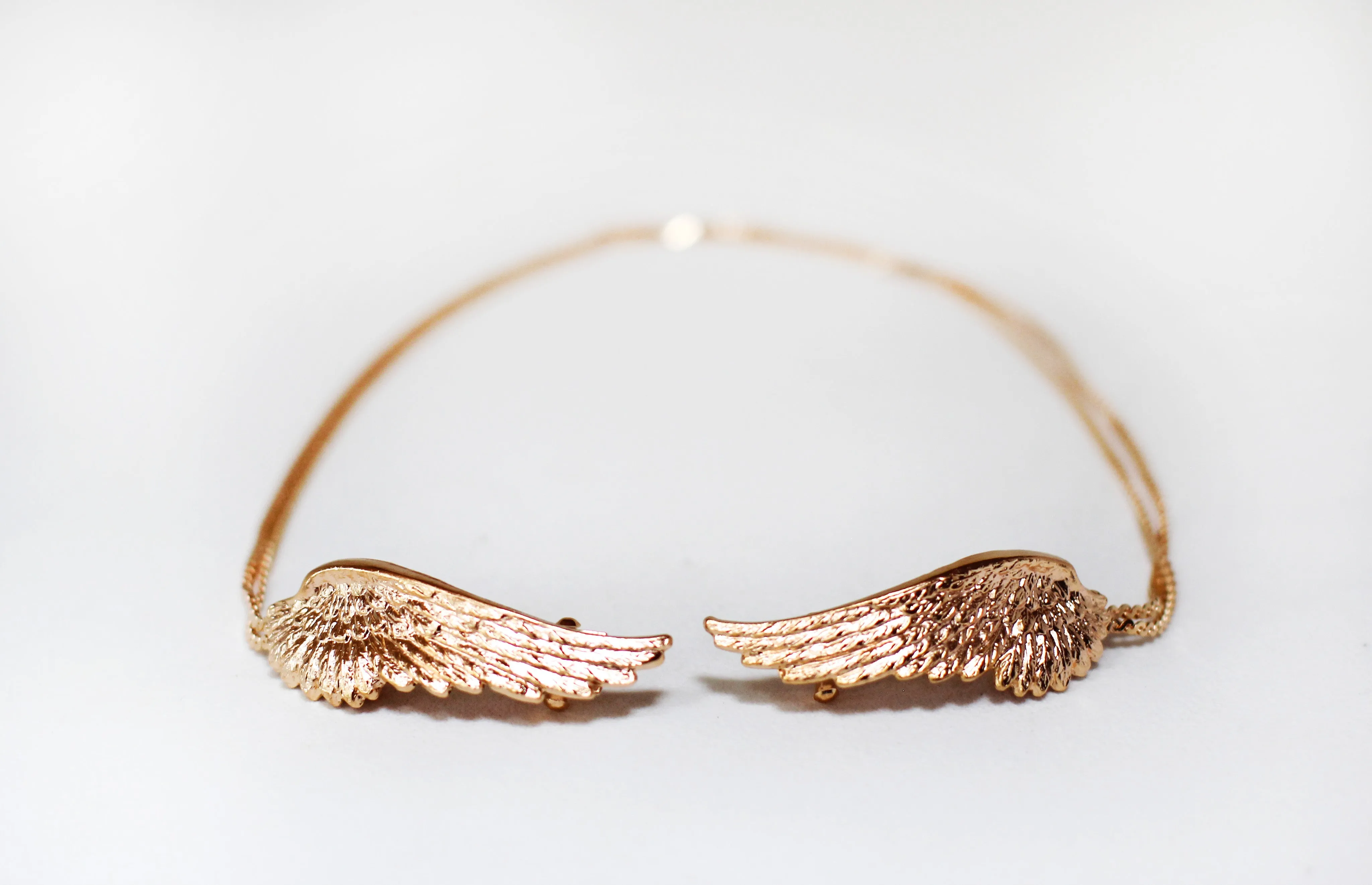 Preorder* Medium Angel Wings Hair Chain