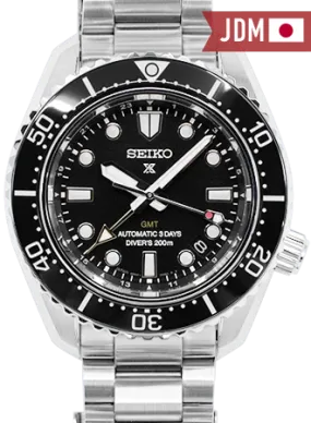 Prospex 200M Automatic Diver Scuba GMT Black Ref. SBEJ011