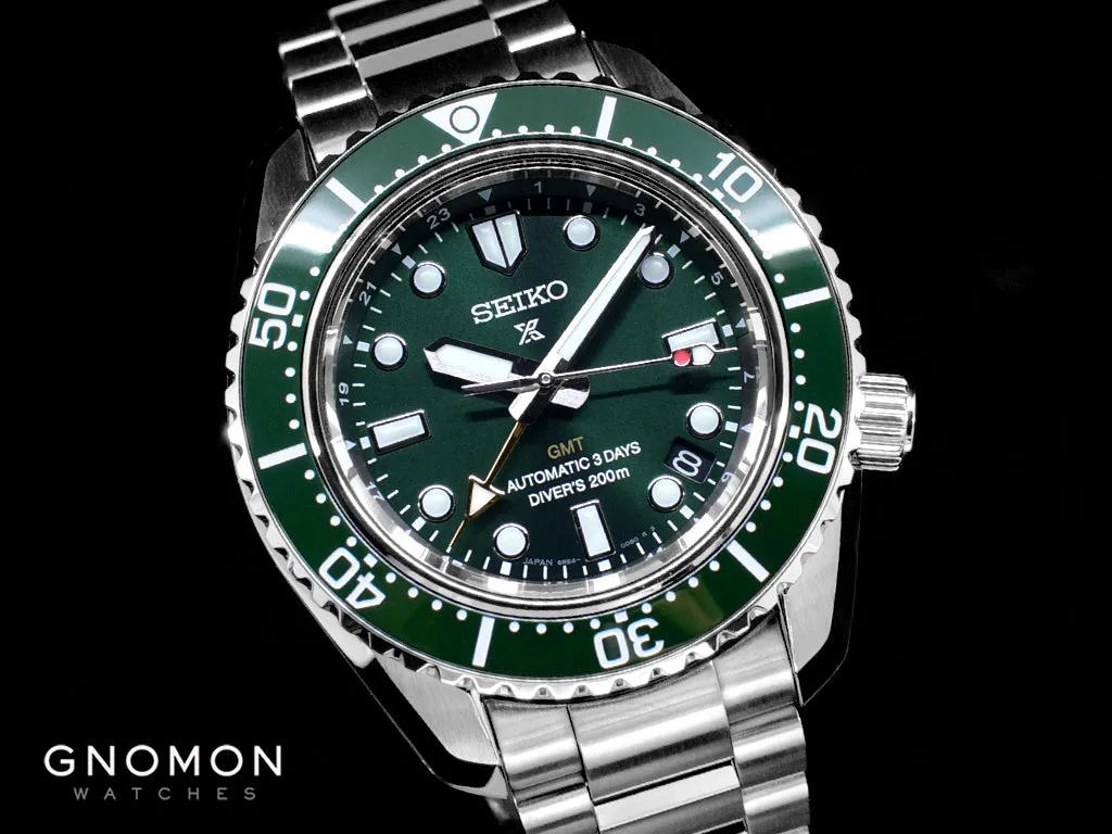 Prospex 200M Automatic Diver Scuba GMT Green Ref. SBEJ009