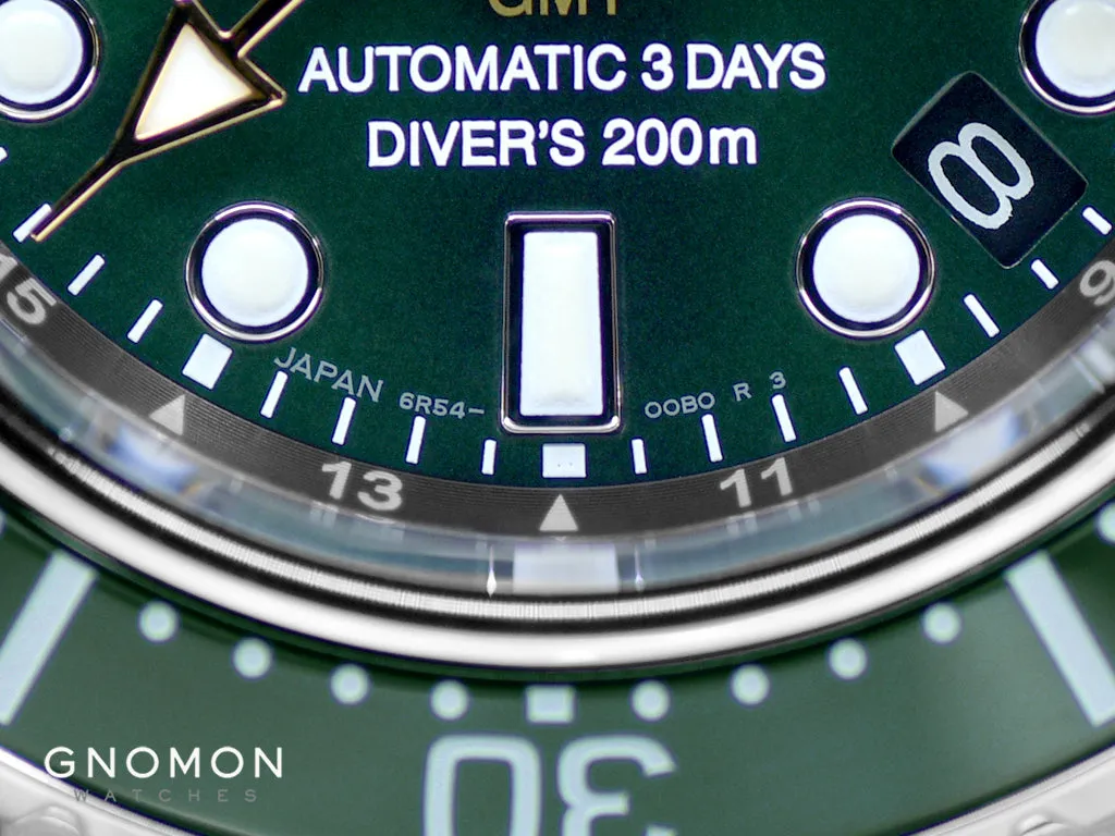 Prospex 200M Automatic Diver Scuba GMT Green Ref. SBEJ009