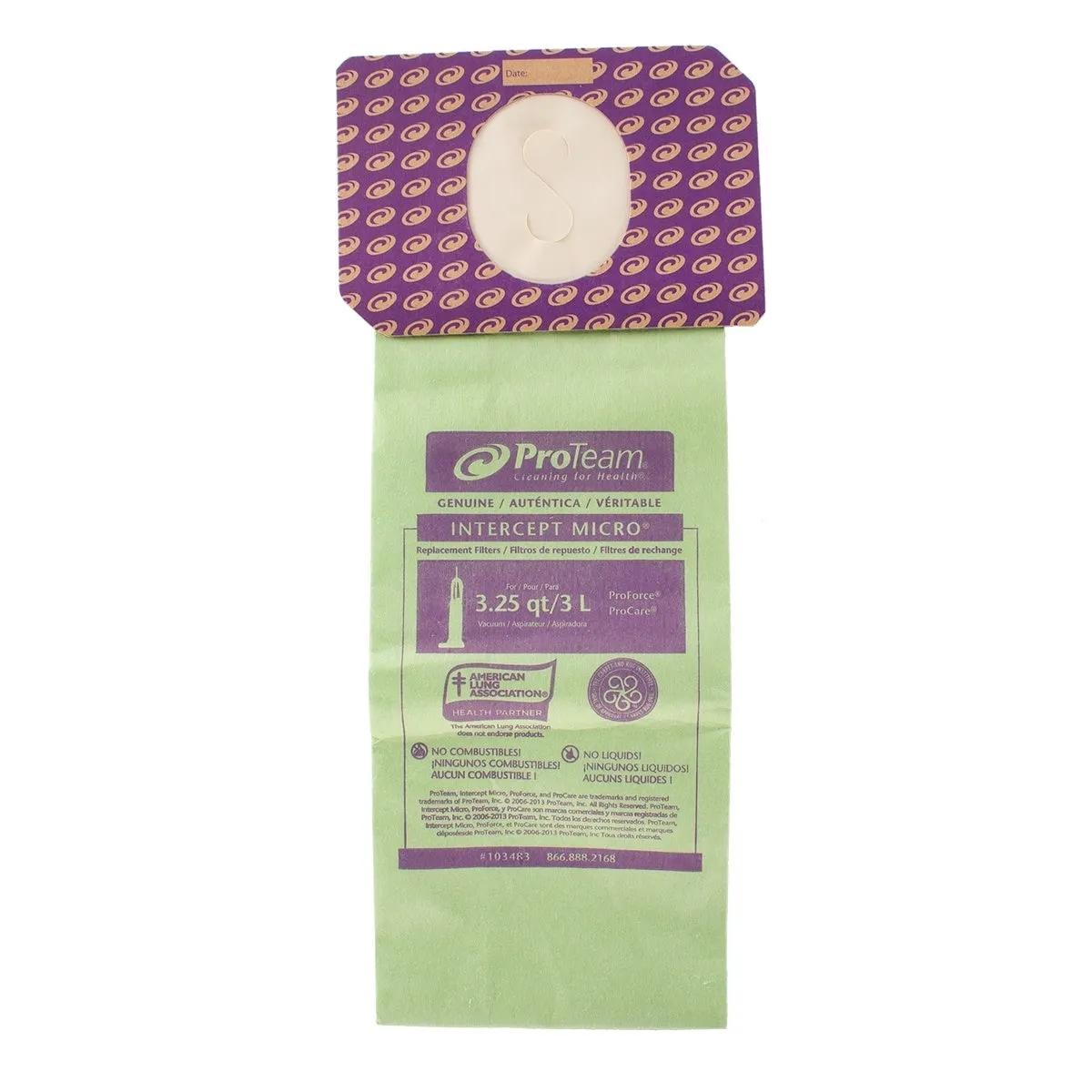 ProTeam® ProForce® Dual Motor Vacuum Cleaner Bags - Packs of 10