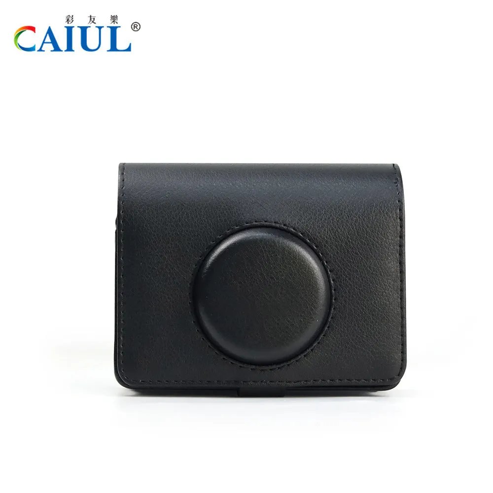 PU Leather Vintage Camera Bag Polaroid Mini Evo Vintage Camera Bag Digital Photography Leather Case