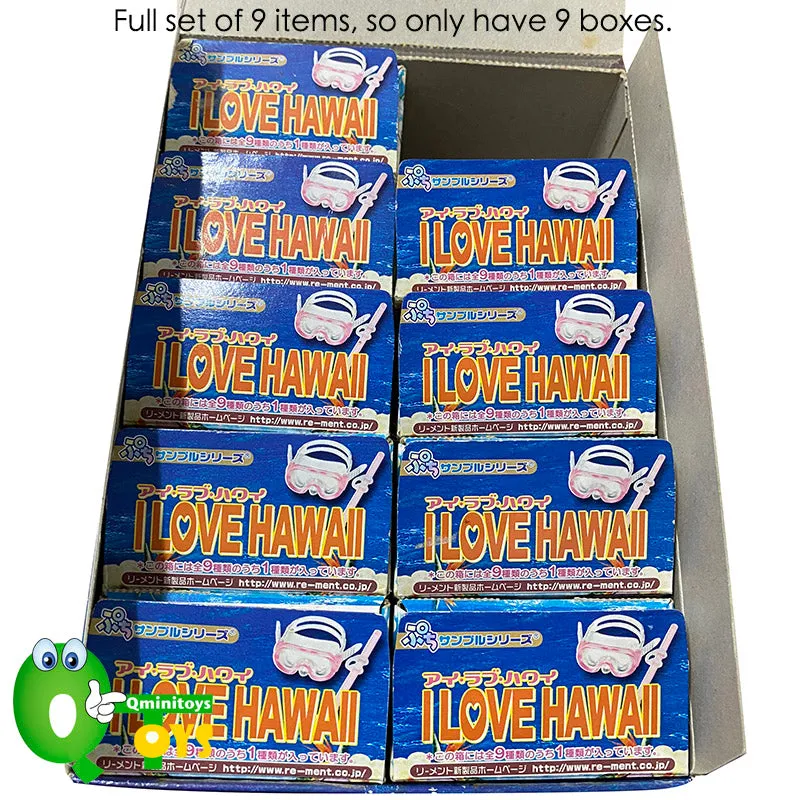 Rare 2006 Re-Ment I Love Hawaii Full Set of 9 pcs <Free Shipping>