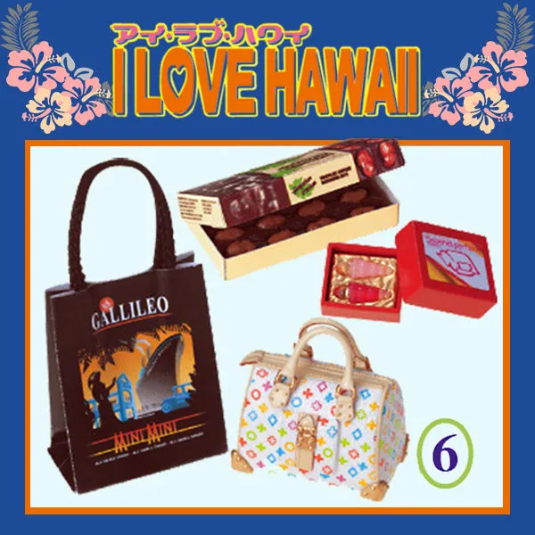 Rare 2006 Re-Ment I Love Hawaii Full Set of 9 pcs <Free Shipping>