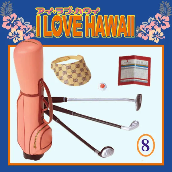 Rare 2006 Re-Ment I Love Hawaii Full Set of 9 pcs <Free Shipping>