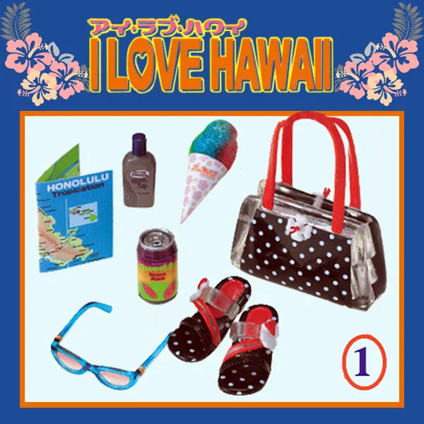 Rare 2006 Re-Ment I Love Hawaii (Sold Individually) <Free Shipping>