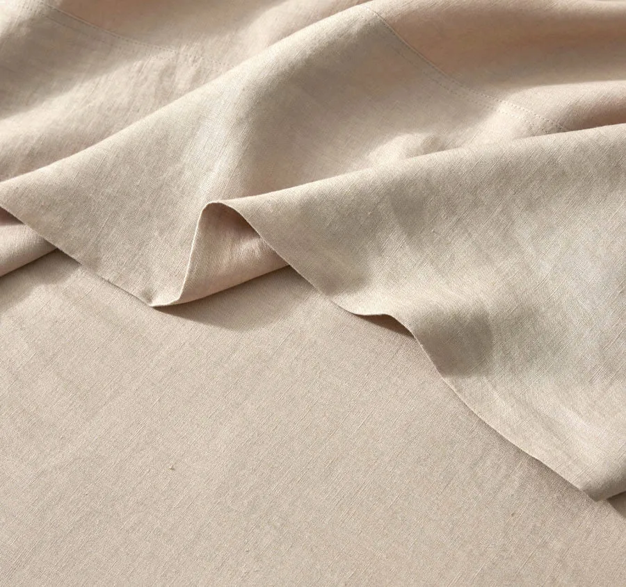 Ravello Linen Fitted or Flat Sheet Range Shell