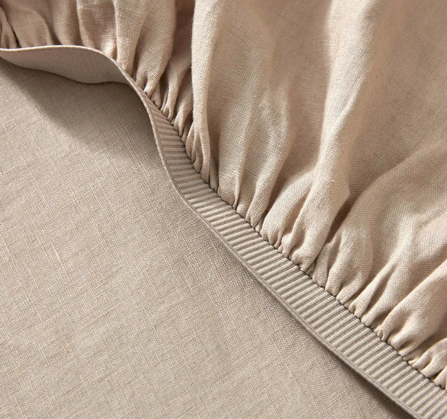 Ravello Linen Fitted or Flat Sheet Range Shell