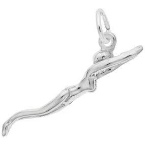 Rembrandt Charms - Diving Female Swimmer Charm - 0786