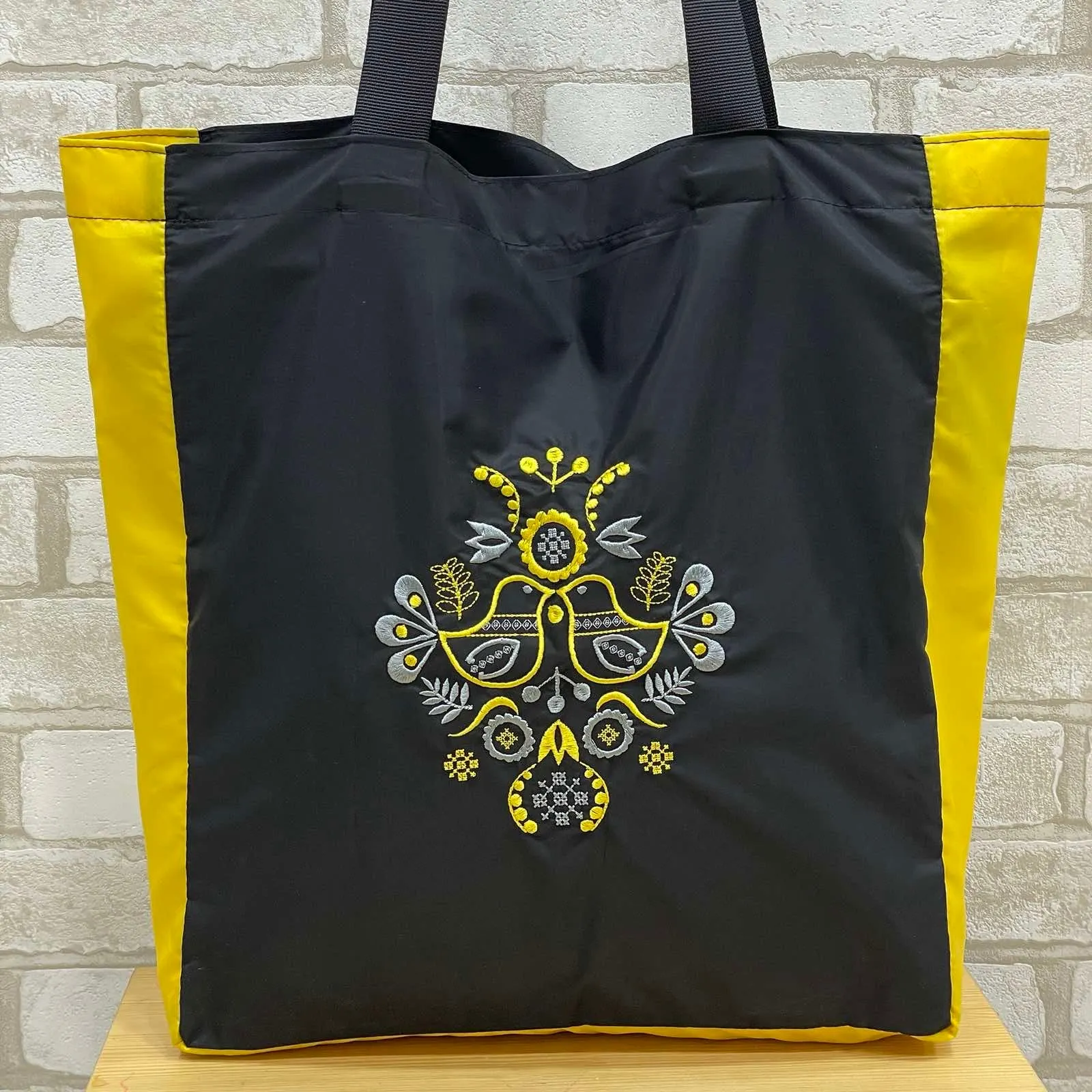 Reusable Embroidered Tote Bag