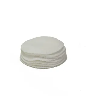 Reusable Organic Bamboo Cotton Rounds in White