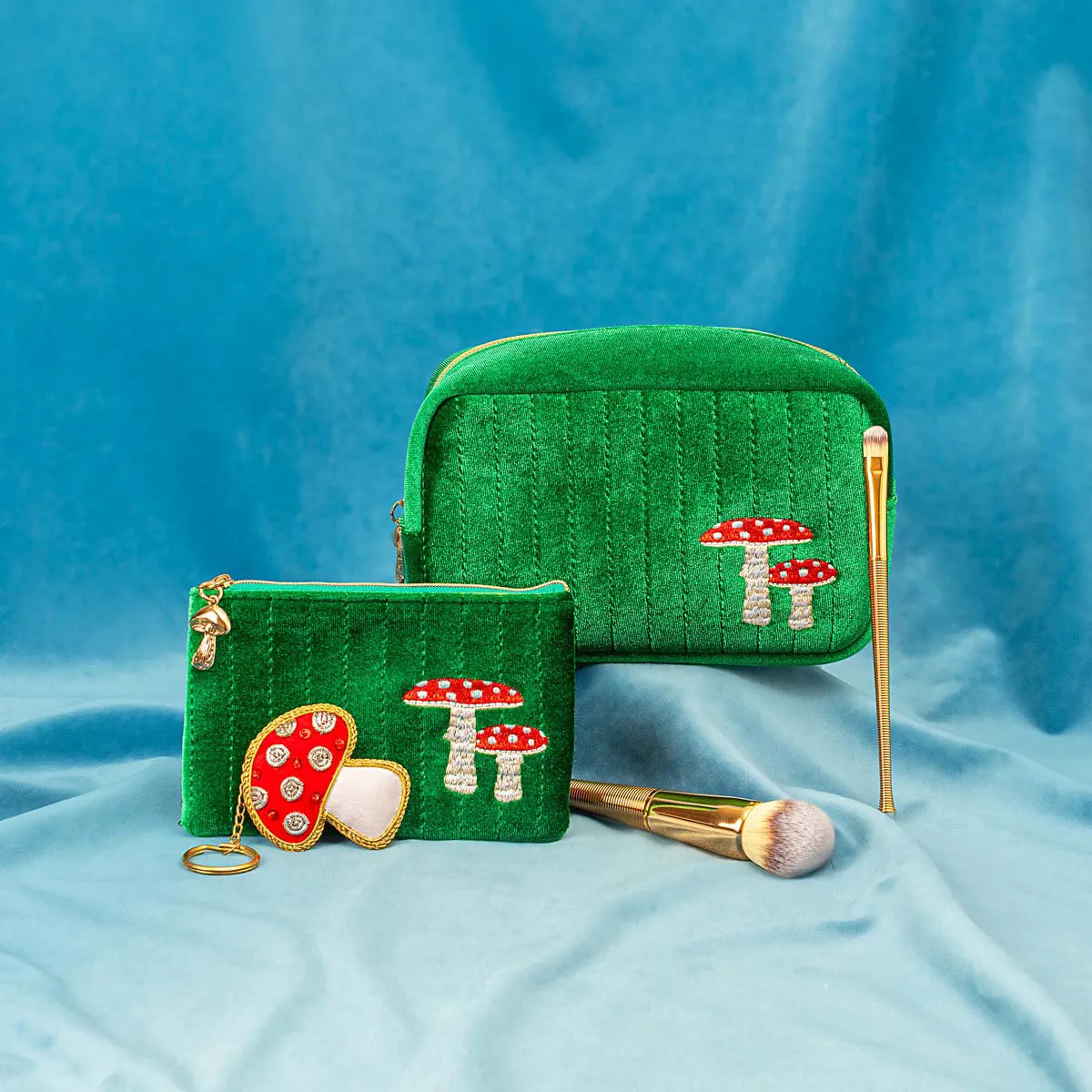 RJB Stone Mushroom Make Up Bag