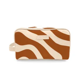 Rust Swirl Cosmetic Bags