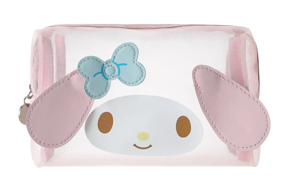 Sanrio My Melody Mesh Cosmetic Bag