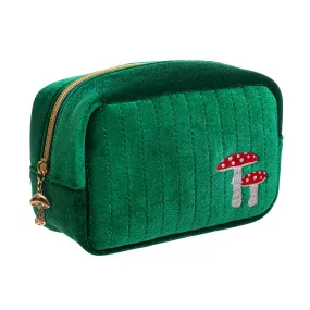 Sass & Belle - Green Mushroom Makeup Bag